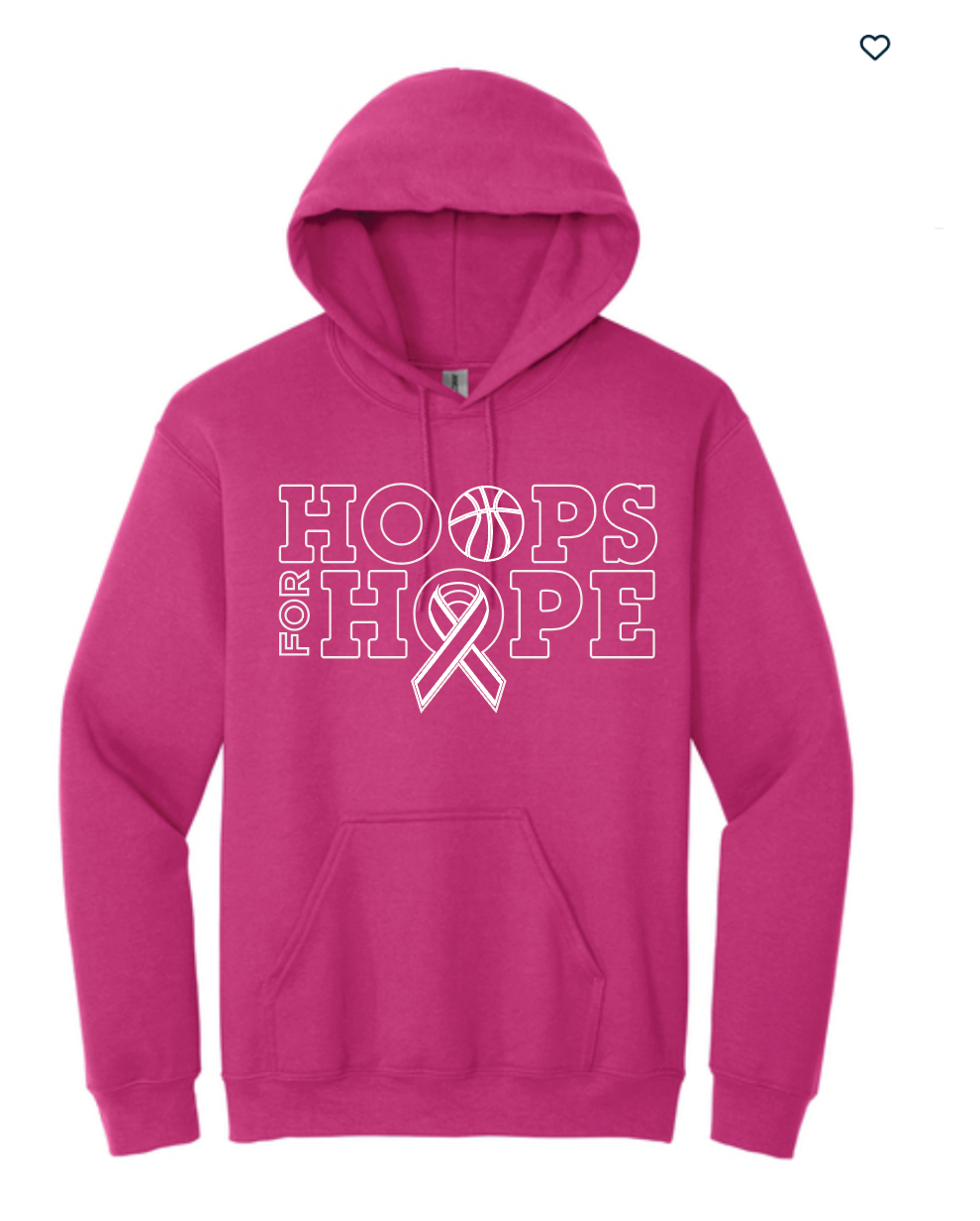 2026 Hoops for Hope Hooded Sweatshirts, Youth and Adult Sizes